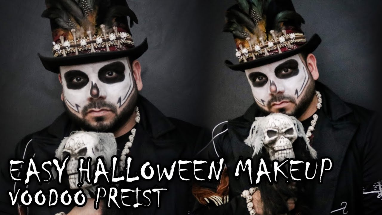 HOW TO: Easy Halloween Makeup | Voodoo | Tutorial