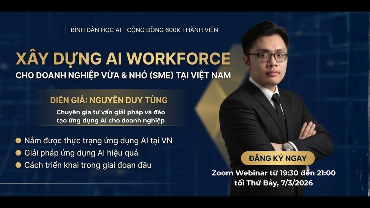 Webinar: Xây dựng AI Workforce cho SME
