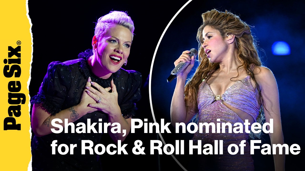 Shakira, Pink and Lauryn Hill among first-time Rock and Roll Hall of Fame nominees