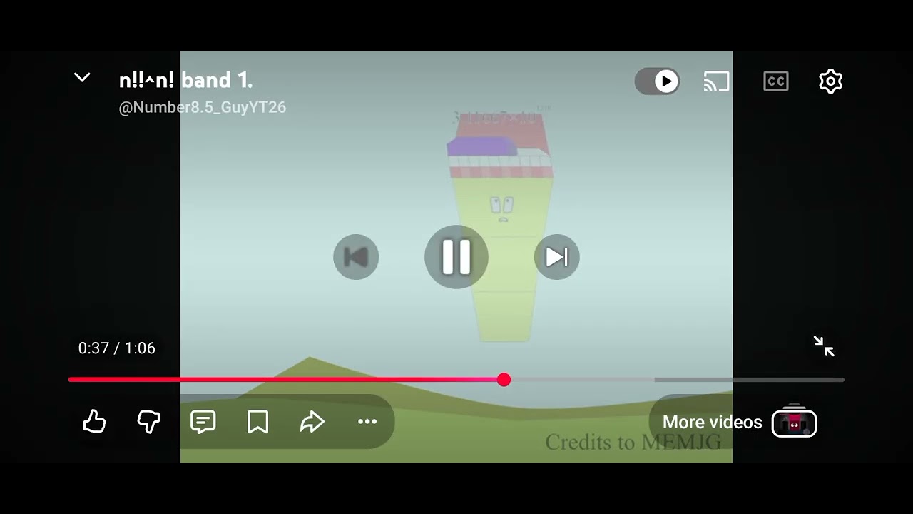 Number blocks band 1.62V