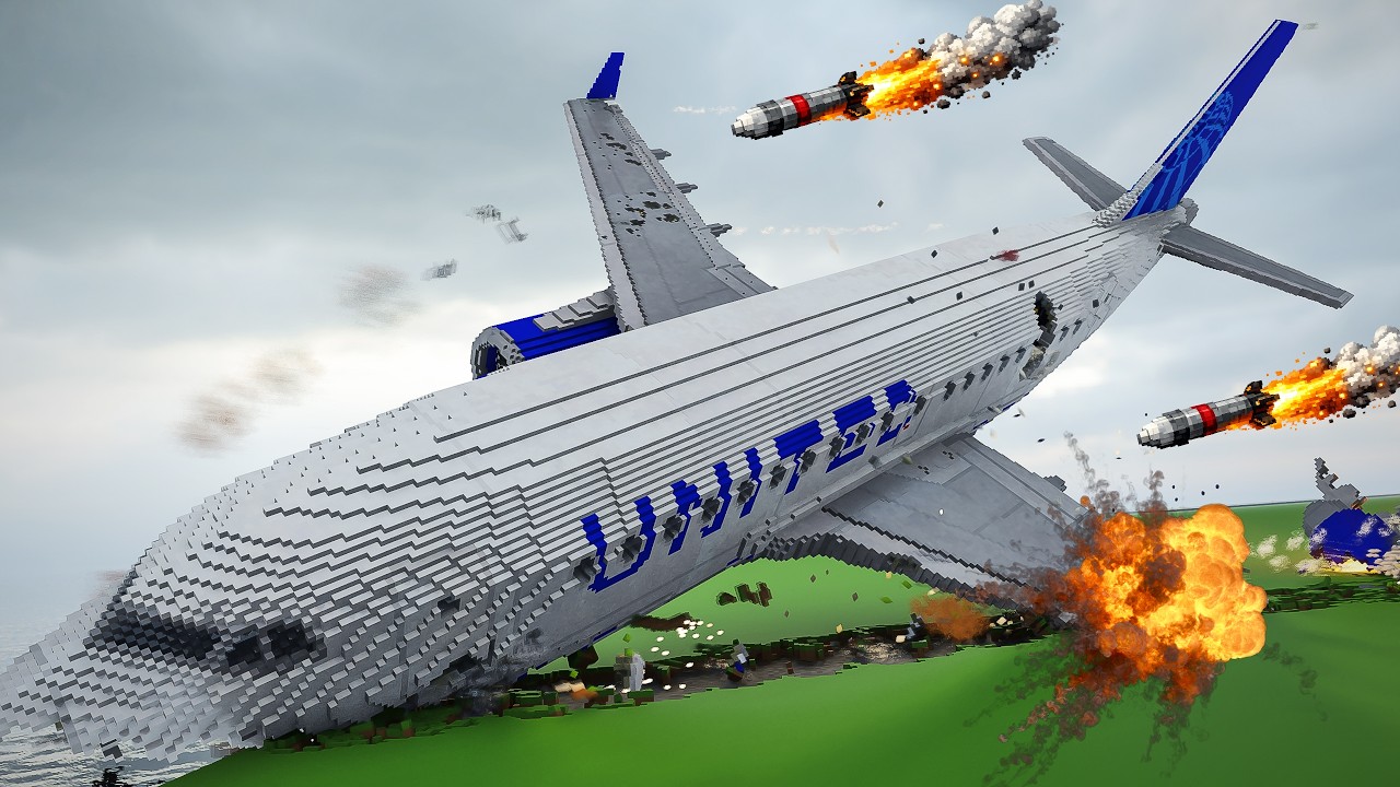 Realistic Airplane Crashes & Shootdowns 10 | Teardown