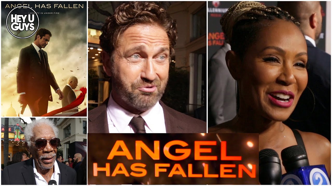 Angel Has Fallen - Garard Butler, Morgan Freeman & Jada Pinkett Smith at the LA Premiere