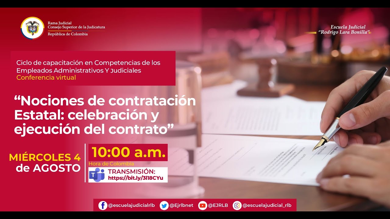 NOCIONES DE CONTRATACIÓN ESTATAL: CELEBRACIÓN Y EJECUCIÓN DEL CONTRATO