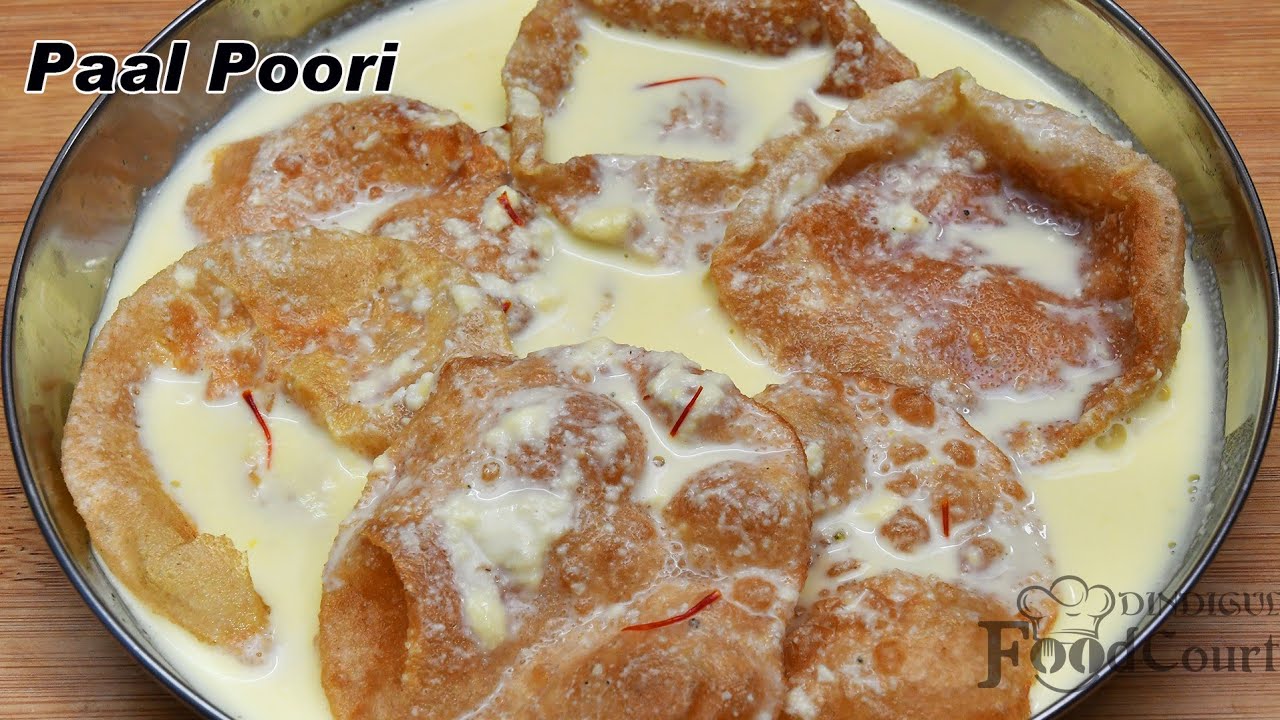 Paal Poori Recipe/ Easy & tasty Dessert Recipe/ Milk Poori