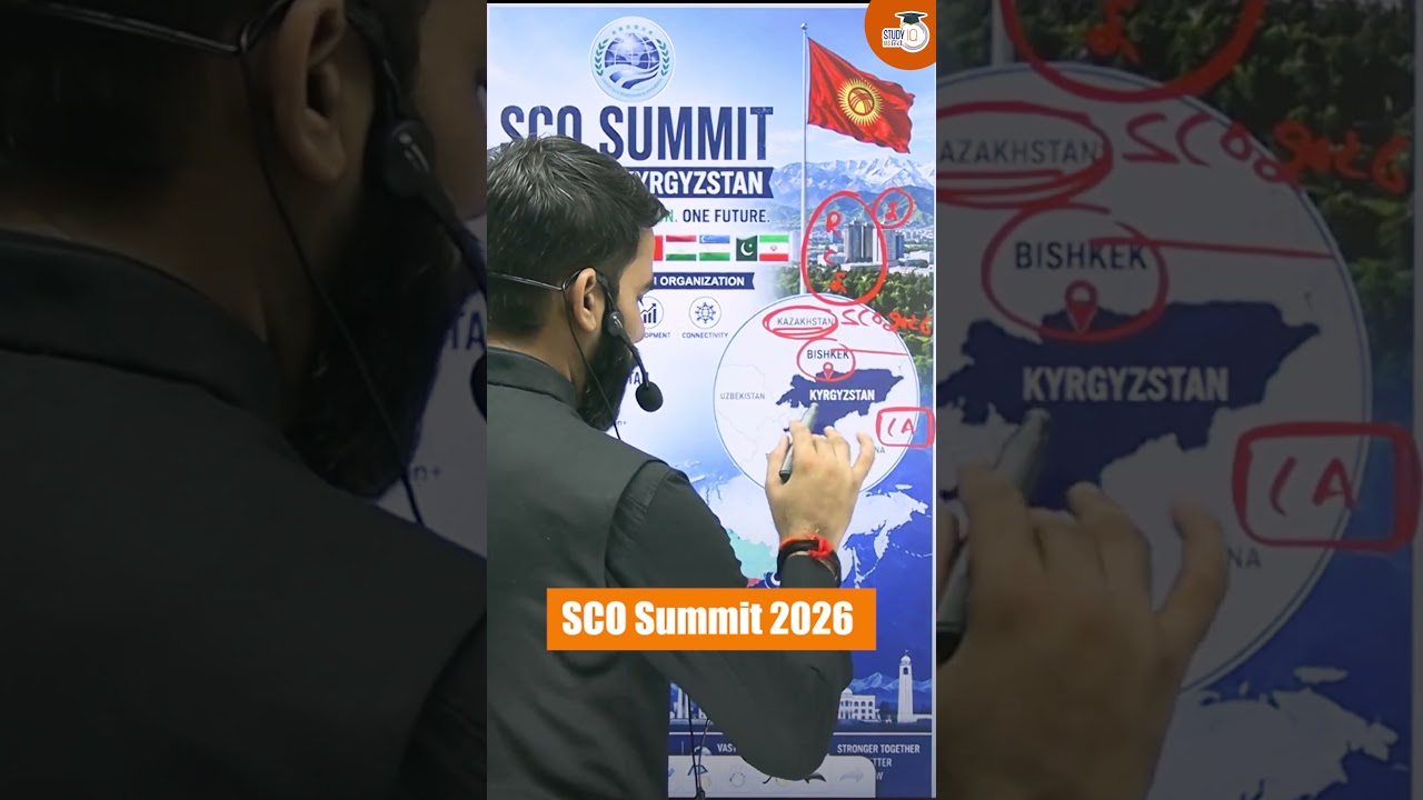 SCO Summit 2026 Explained | Kyrgyzstan Map, Bishkek & India&rsquo;s Central Asia Strategy | Gaurav Sharma