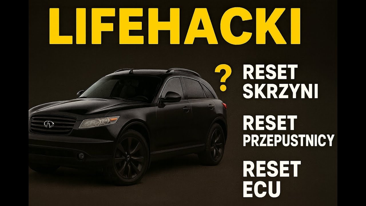 Infiniti FX35 S50 - Lifehacki, które zmieniają jazdę! Reset ECU + Skrzynia + Ukryte Menu