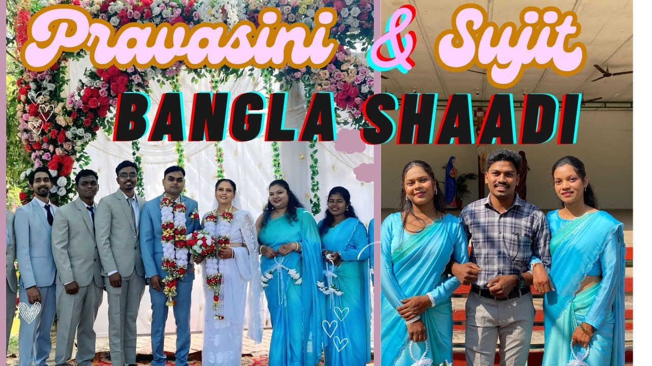Pravasini & Sujit Church Wedding // Christian wedding // Christian Marriage video // Bangla shaadi