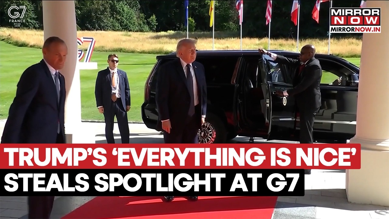Trump At G7 Summit: US President Arrives At &Eacute;vian-les-Bains, Says Everything Is Fine | Watch Video