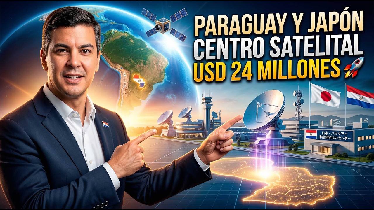 Парагвай и Япония запустили первый в стране спутниковый центр 🚀 Инвестиции в размере 24 миллионов...