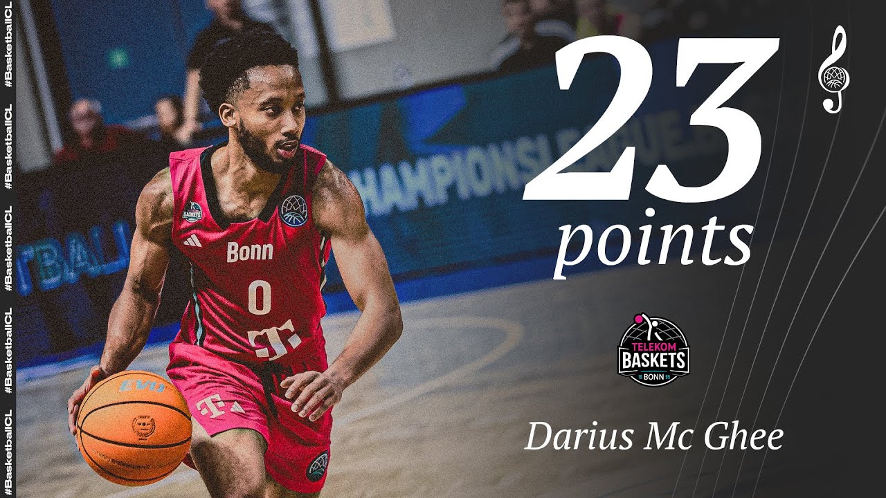 Darius Mc Ghee (23 PTS) | Player Highlights | MRG v BONN | #BasketballCL 2024-25