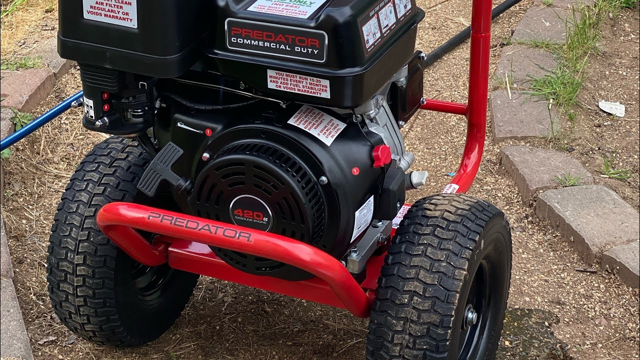 Purchased my first gas pressure washer predator 4400 psi 4.2GPM is it worth it?