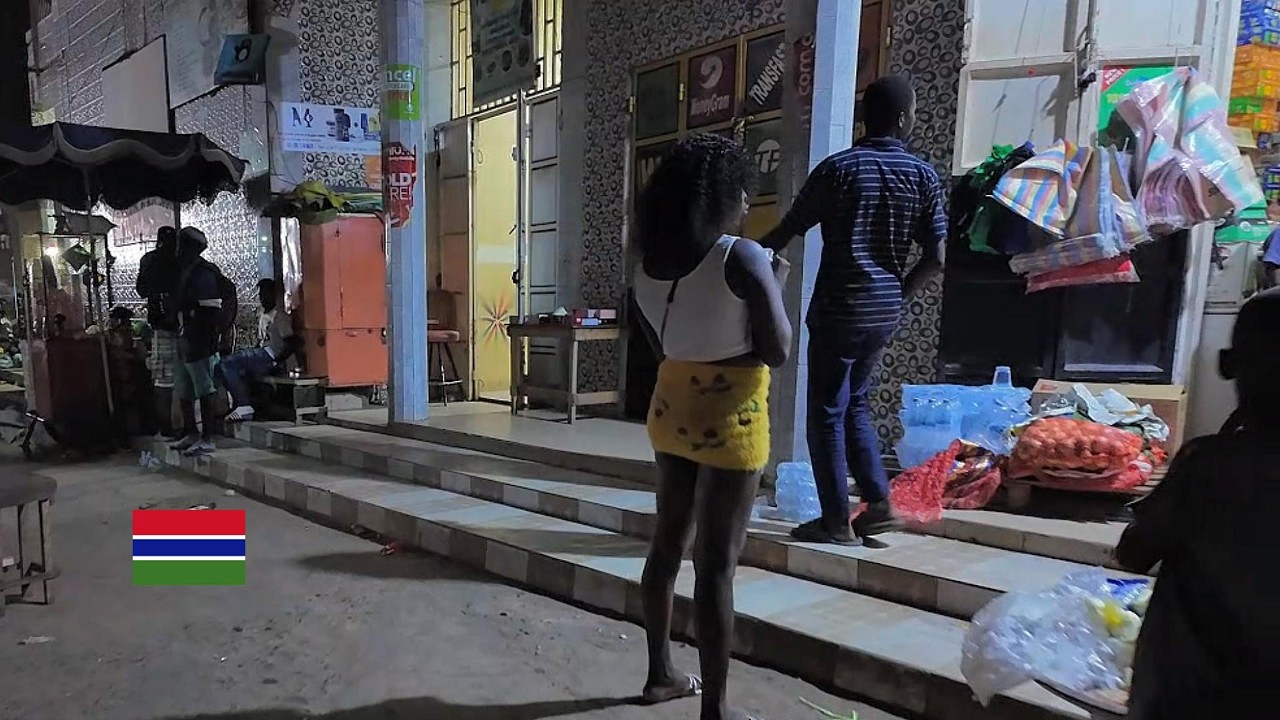 🇬🇲 Как выглядит Диппа Кунда в Гамбии ночью