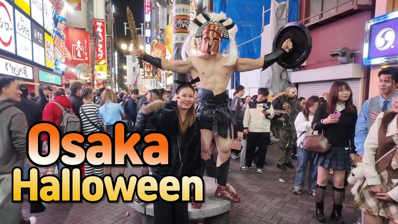 🇹🇭🇯🇵 태국인 아내와 코스프레의 본고장 일본 오사카에서 할로윈을 즐겨봤습니다