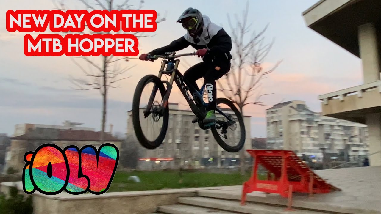 HUGE MTB HOPPER RAMP SENDS - AWESOME URBAN FREERIDE DAY