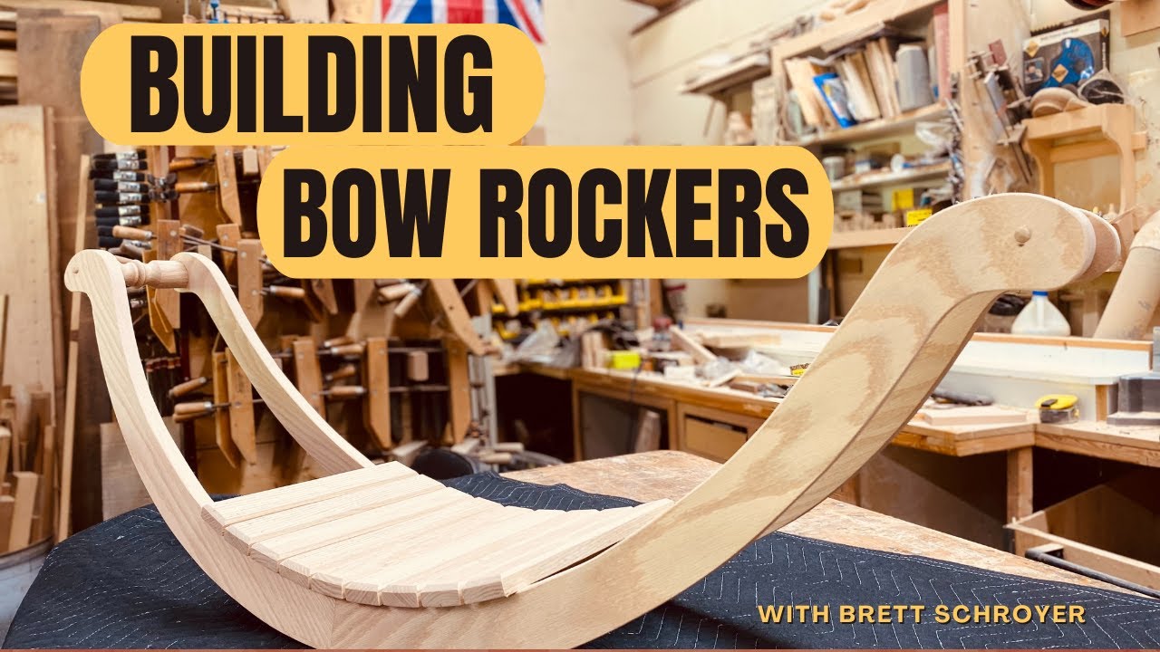 Building Small OAK Bow Rockers for a Rocking Horse.