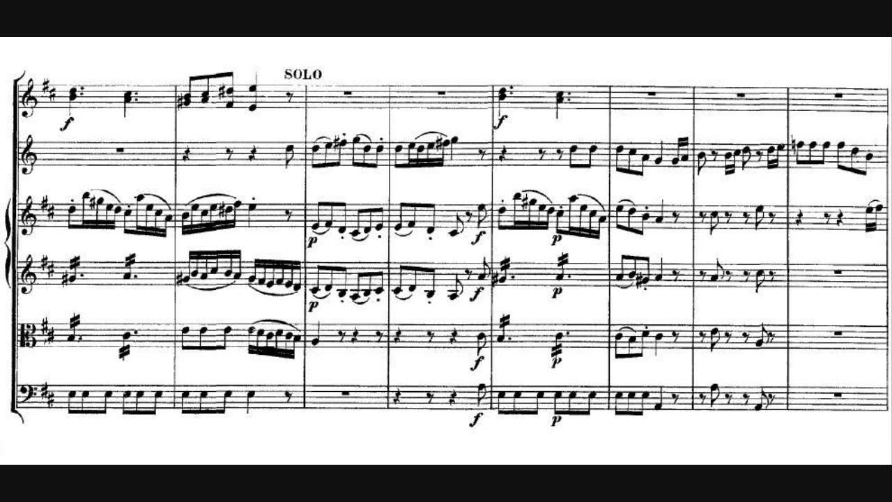 Wolfgang Amadeus Mozart - Horn Concerto No. 1, K. 412