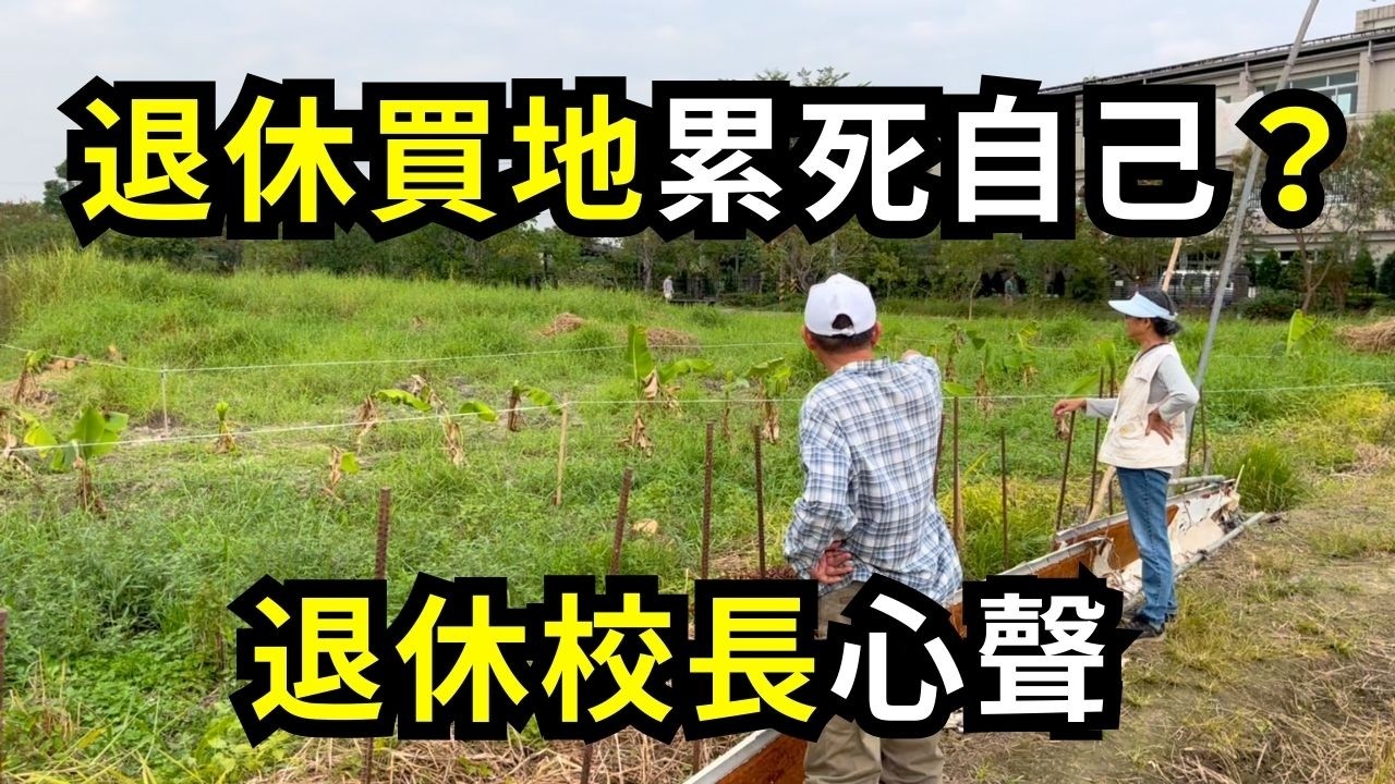 退休買農地種菜是累死自己嗎?為什麼自己種菜是人生最快樂的決定?一位退休校長買地種菜的經驗談| 阿星種植
