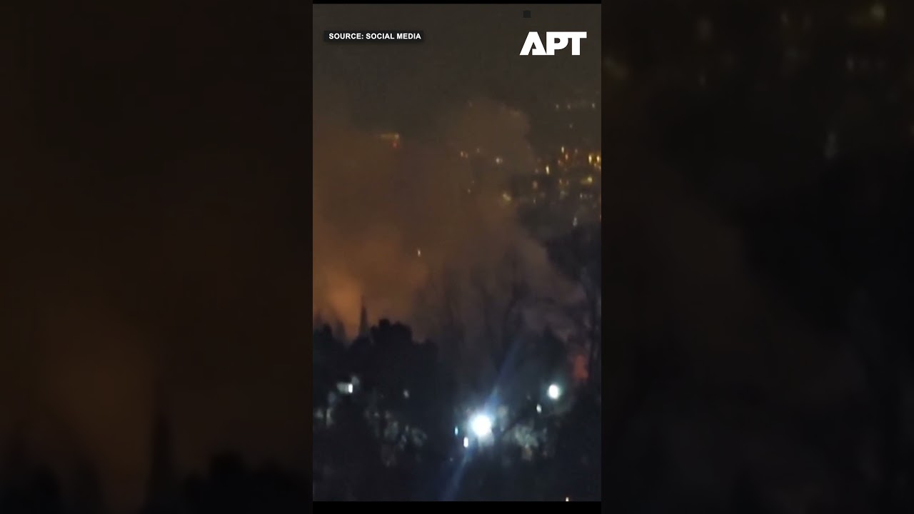 Smoke Billows Over Tehran After Fire Breaks Out Inside Military Base, Officials Say | APT