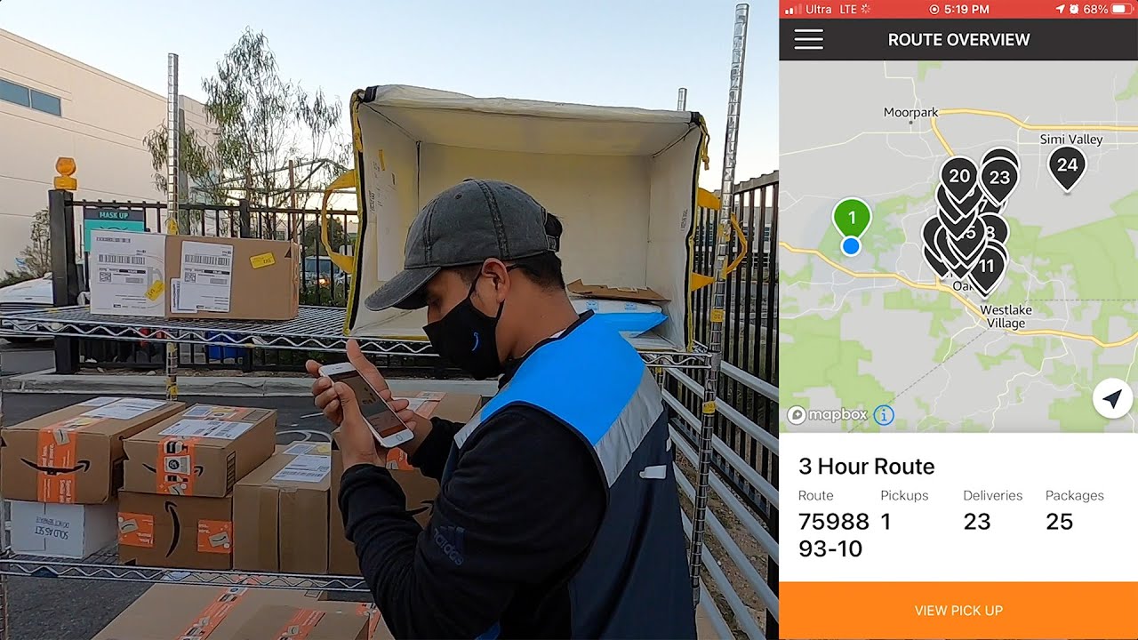 Trabajando con AMAZON FLEX entregando paquete, si es tu primer día, este video es para ti. 📦