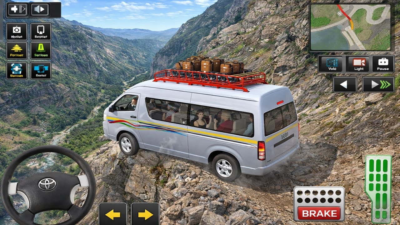 Dubai Van Driving Simulator Gameplay | Real Dubai City Van Driving | Android Simulator Game
