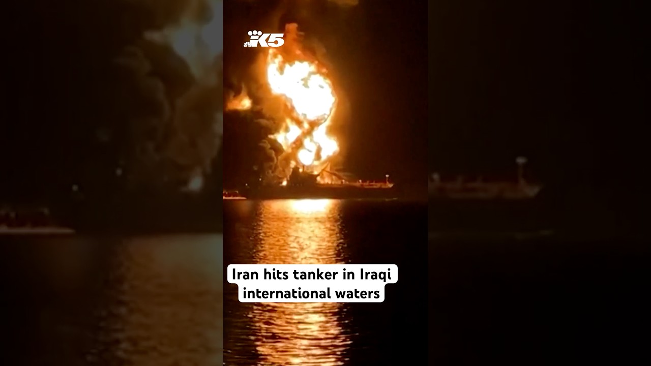 Iran strikes tanker in Iraqi waters