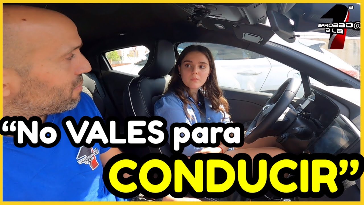 ⛔️Su PROFESOR le DIJO que no iba a CONDUCIR....SIMULACRO examen CONDUCIR🚗💨💨