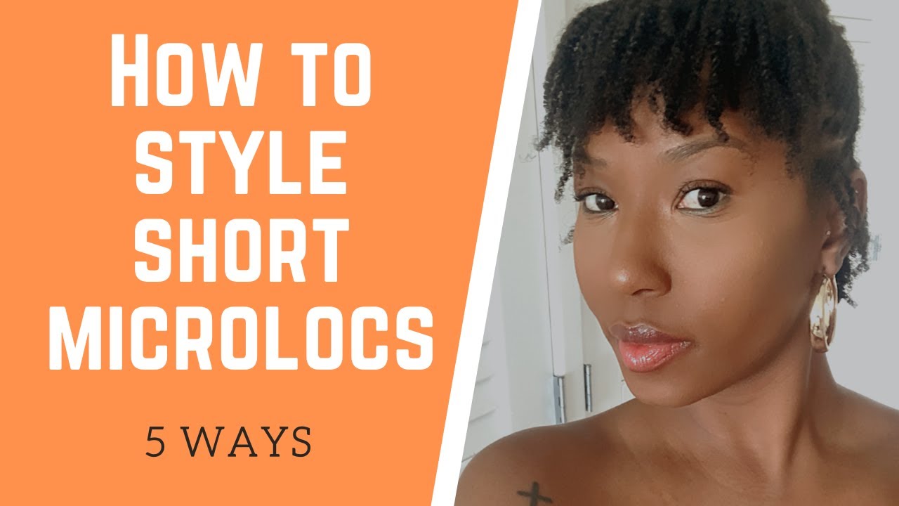 5 Easy Styles for Short Microlocs / Sisterlocs | Starter Locs Journey