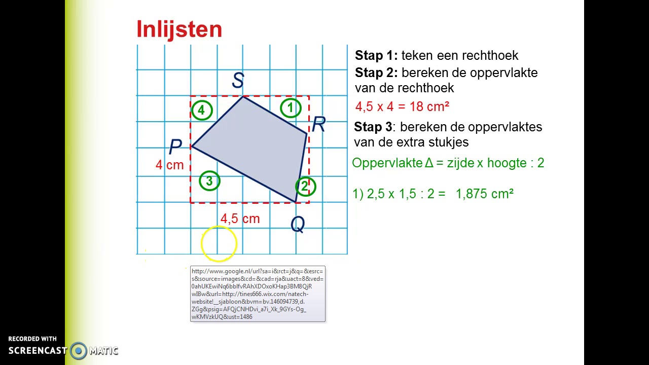 Inlijsten - mavo 2