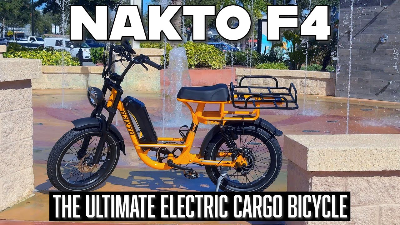 The Ultimate Cargo Ebike: Nakto F4 Electric Bicycle