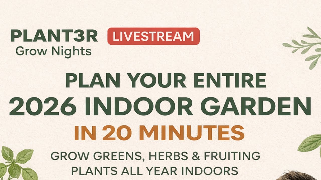 Week 1: Planning your New 2026 Indoor Food Garden with LED Lights