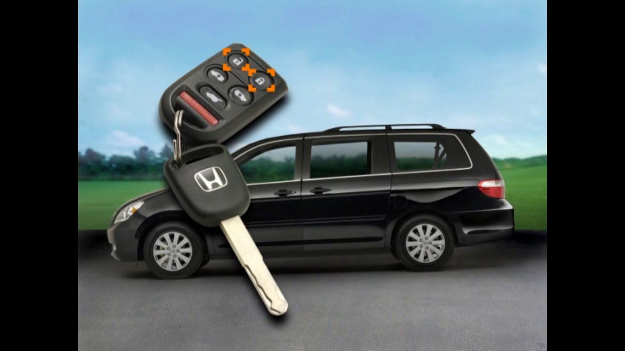 Honda Odyssey 2005 - Remote Entry and Programmable Settings