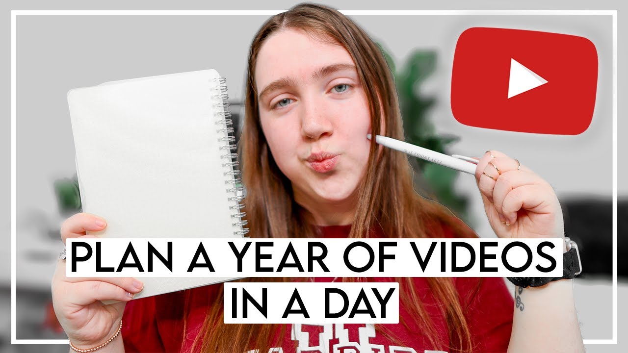 How to Plan a YEAR of Content in ONE Day! | Find YouTube Video Ideas for ANY Channel!