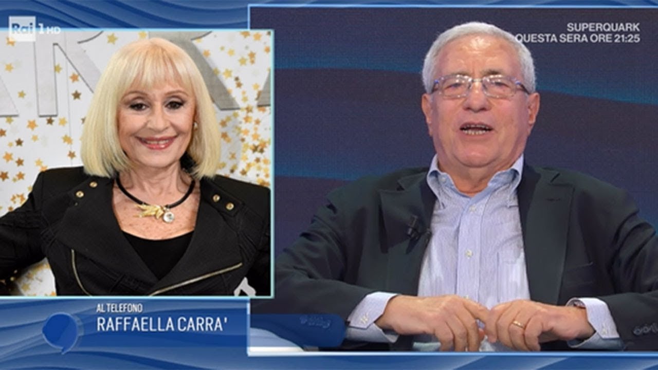 Raffaella Carrà omaggia in diretta Paolo De Andreis - IO e TE 24/07/2019