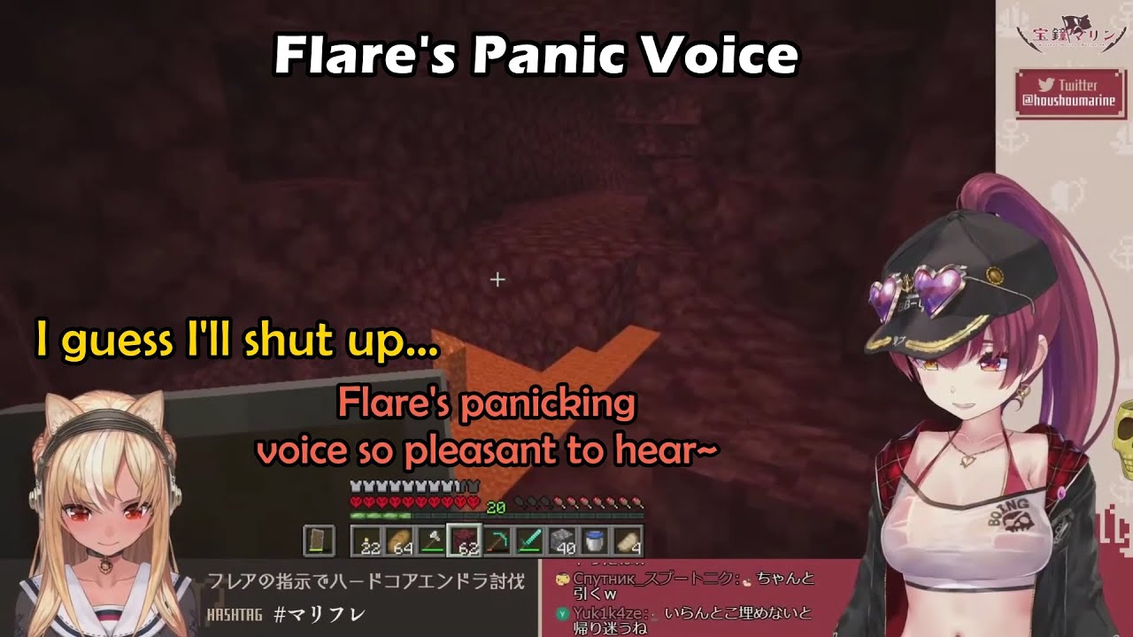 Marine Really Loves It When Flare Shows Her Panic Voices【Hololive English Sub】