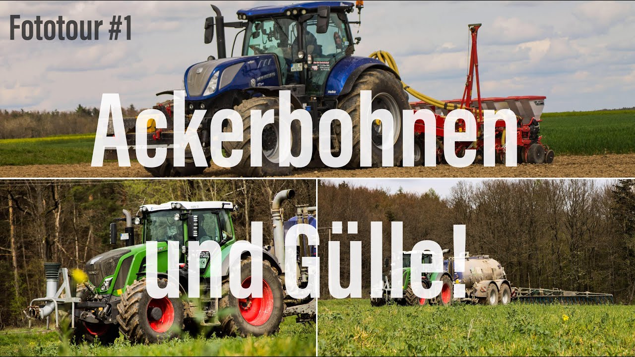 Das Lohnunternehmen May im Einsatz! Gülle fahren 2023 und Ackerbohnen verstecken! Fototour#1