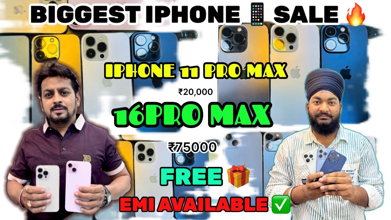 Biggest iPhone Sale Ever 🔥,Dollar Market Indore,Mobile Market Indore | iPhone All Models 75%OFF😱
