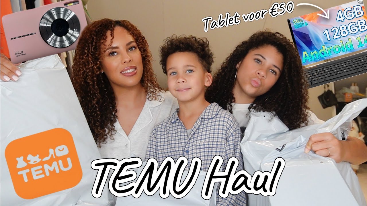 Deel 1 €350 TEMU HAUL een nieuwe tablet van €50 voor Rio & nog veel meer leuke dingen!
