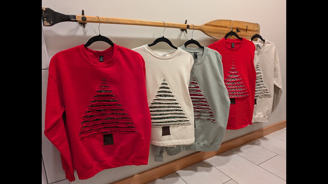 Christmas Sweatshirt Tutorial