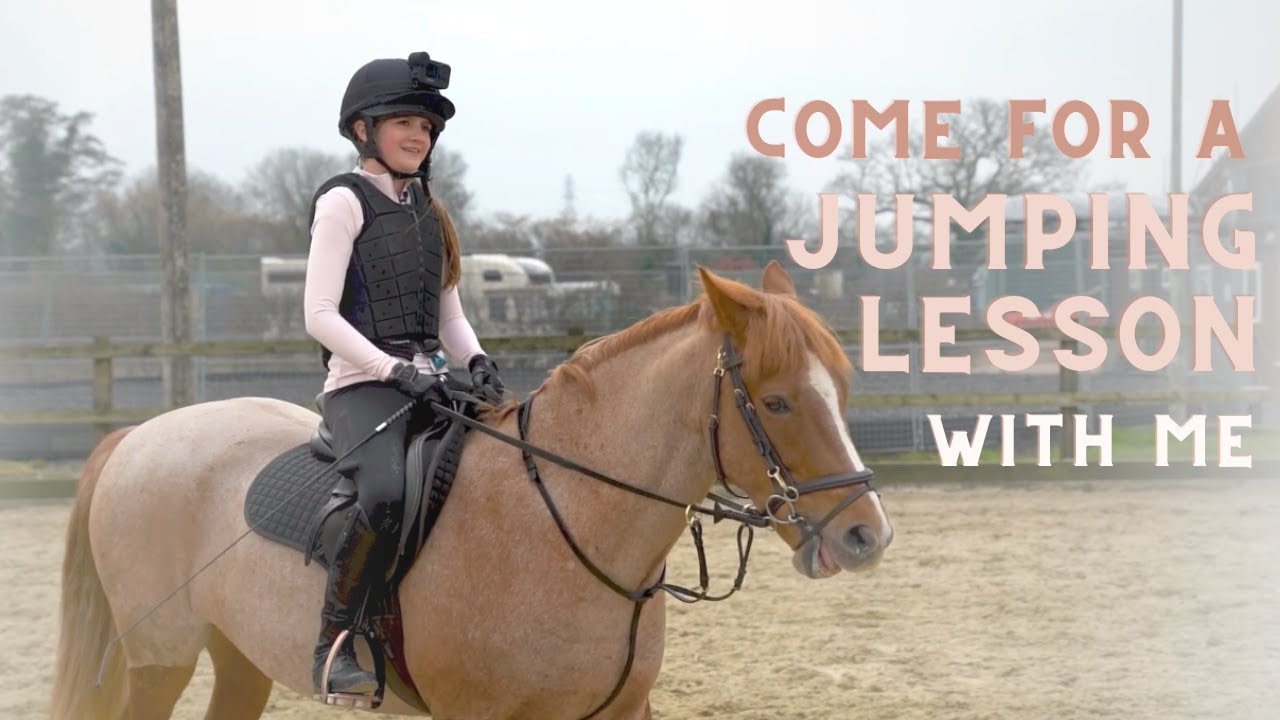 COME FOR A JUMPING LESSON WITH ME! Lexi's Jumping Lesson With Jingles