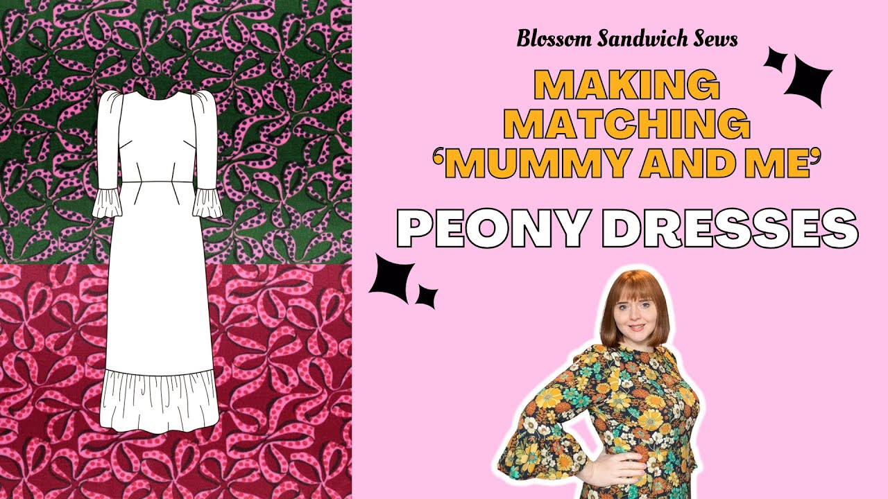 Fitting the Fabric Godmother Peony Dress and planning 'Mummy and Me' matching looks...
