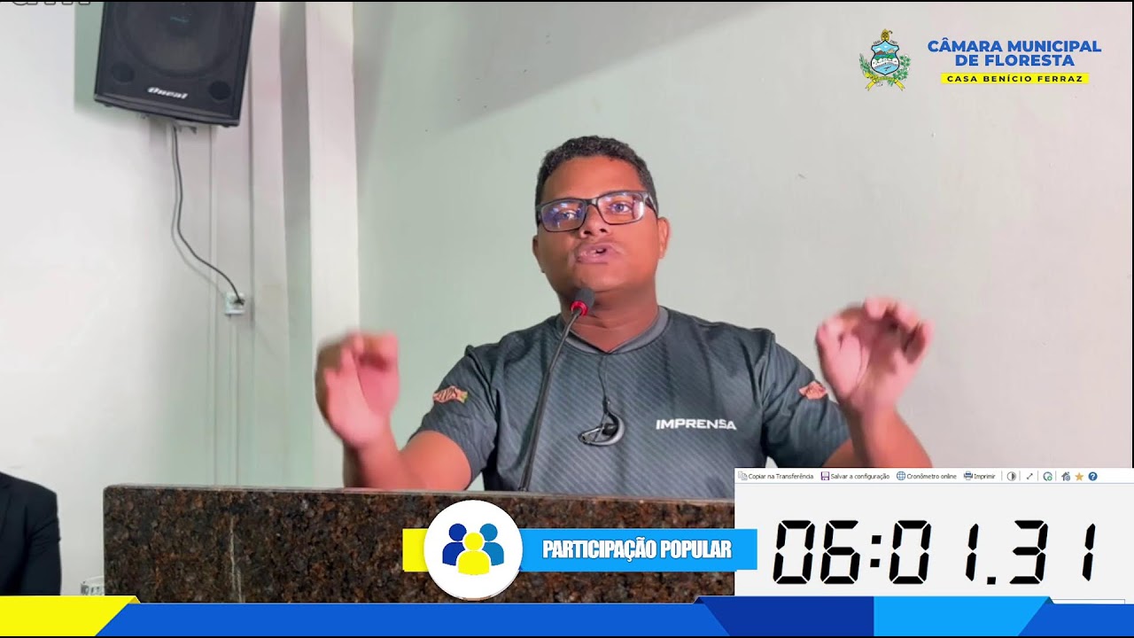 01ª SESSÃO ORDINÁRIA DO 1° PERÍODO LEGISLATIVO DE 2026