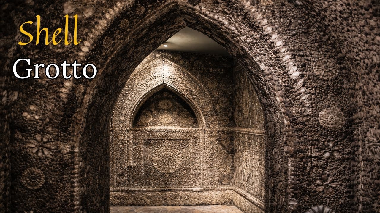 Shell Grotto: an English cave covered with millions of shells