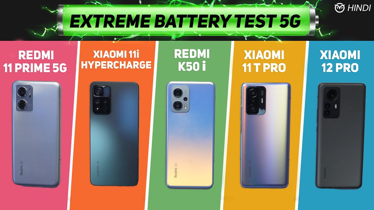 🔋 Best Xiaomi 5G Phones | ASLI Battery Test ⚡️| Charging Test | Which One To Buy