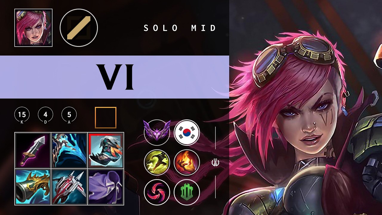 Vi Mid vs Vel'Koz - KR Master Patch 26.02