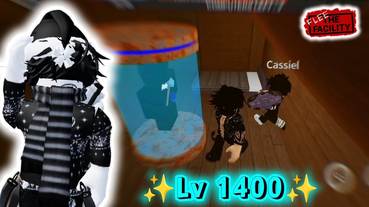 Chegando ao Level 1400! Flee The Facility Jogando Em Server Pro - Roblox