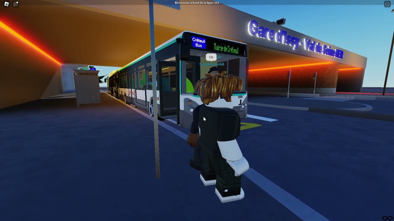 DEPART ET ARRIVEE DE PLUSIEURS BUS | LIGNE 161 RATP | ROBLOX