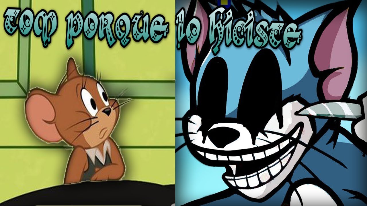 🔴CREEPYPASTA TOM Y JERRY TOM EL PSICOPATA