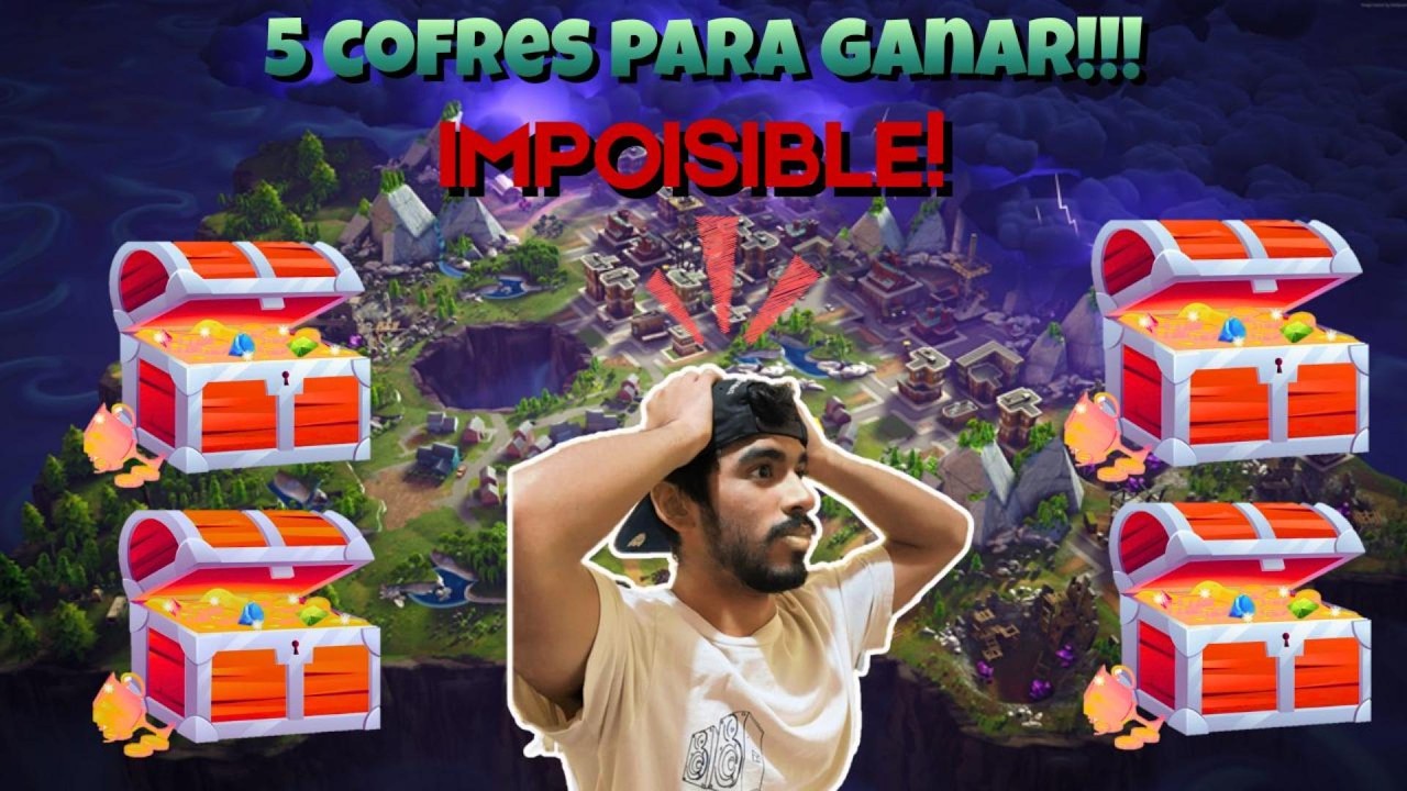 ¡SOLO 5 COFRES PARA LOTEAR!  !!RETO DE FORTNITE!!   ¡IMPOSIBLE!