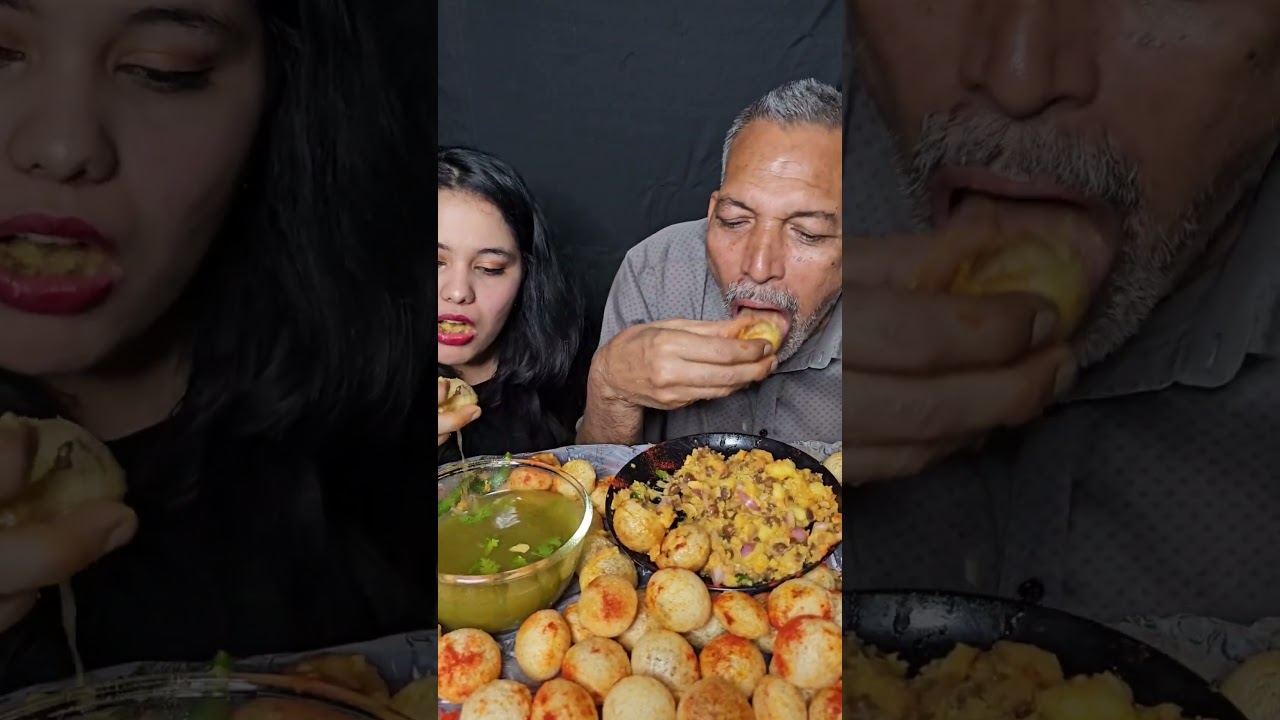 SPICY PANI PURI EATING CHALLENGE GOLGAPPA ASMR #shorts #shortsviral #shortvideo #mukbang #FUCHKA
