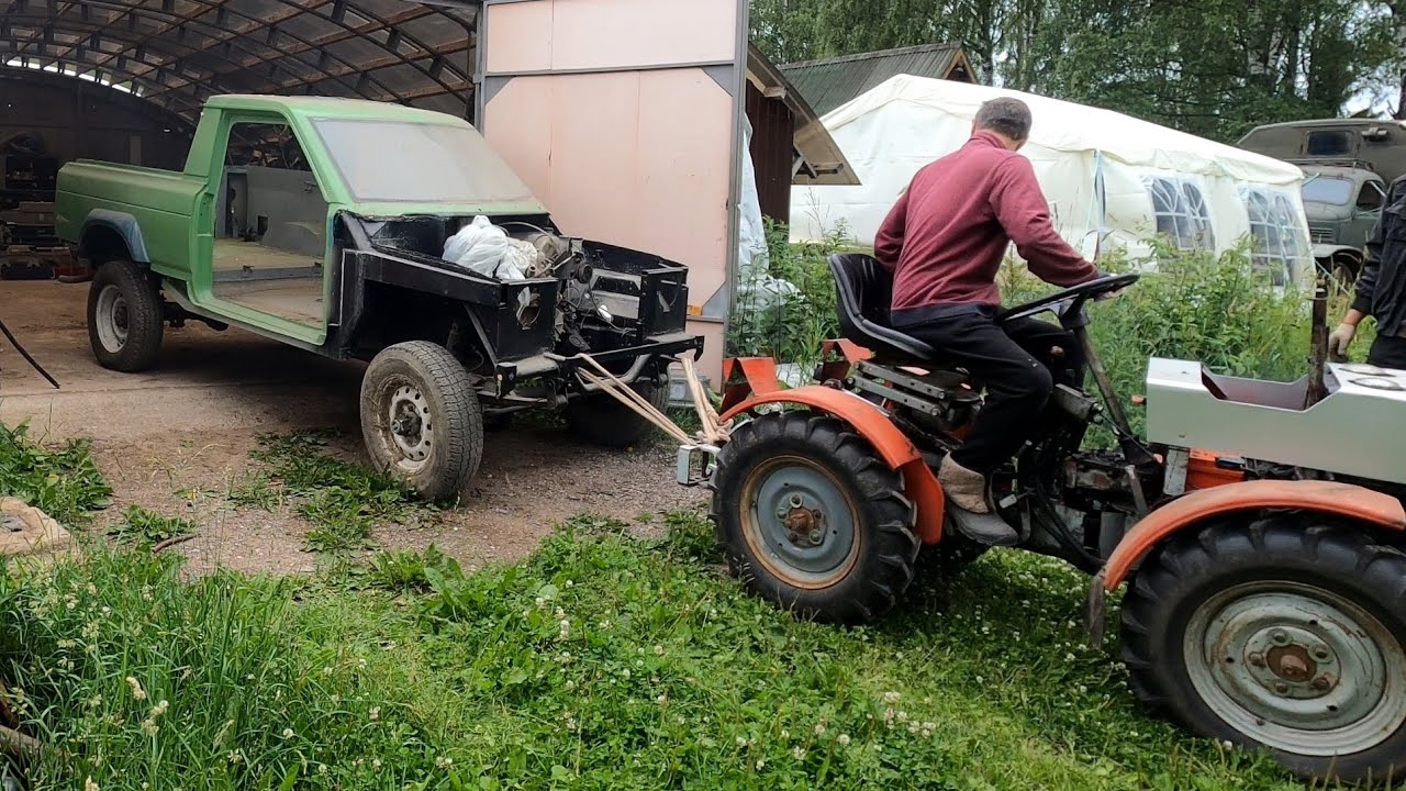 Редкий самодельный внедорожник родом из СССР. Начало реставрации...